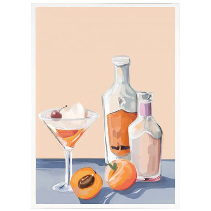 Peach Cocktail Wall Art