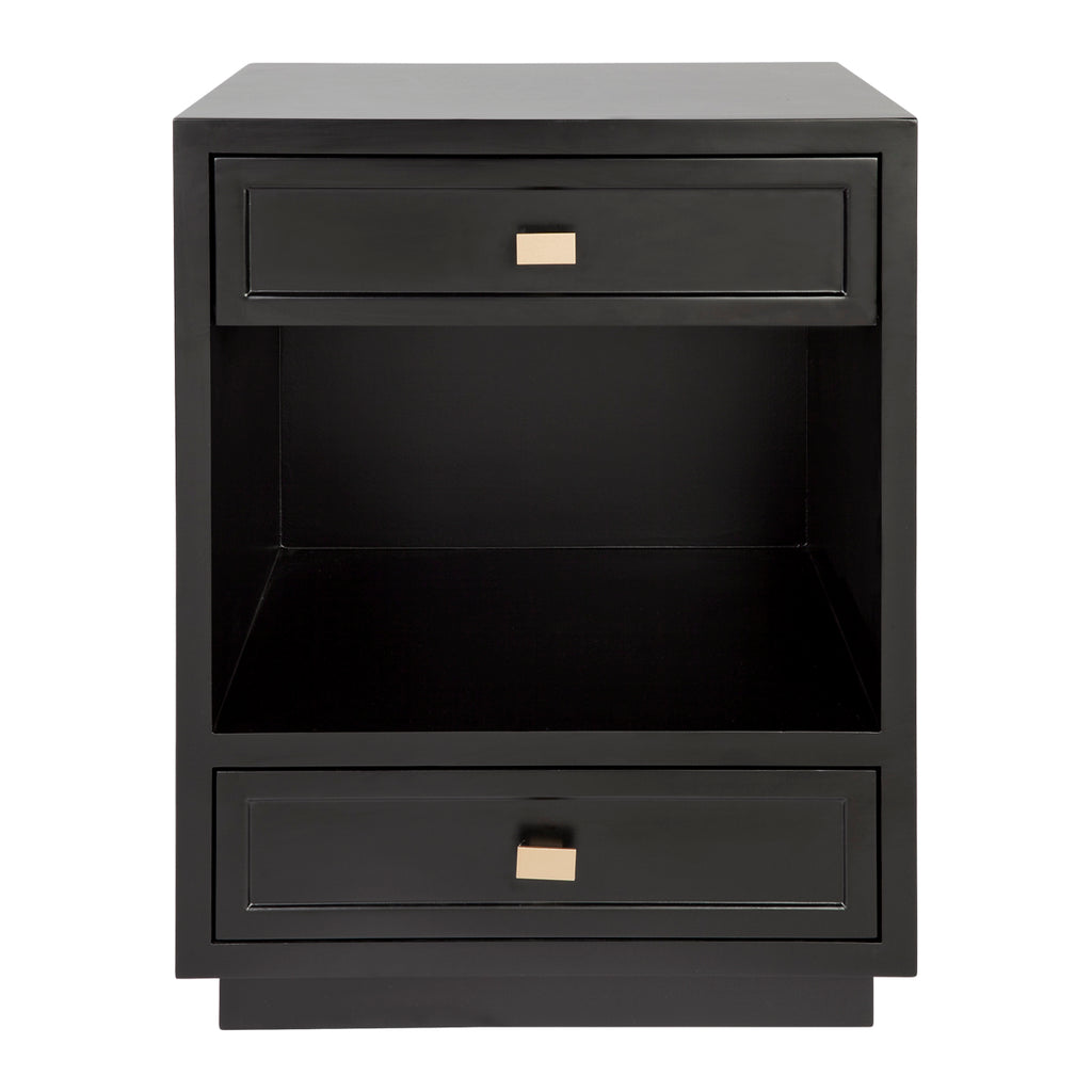 Berlin Black Bedside Table