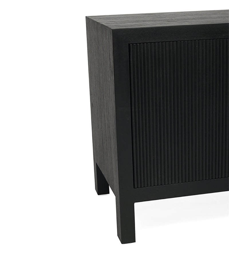 Amalfi Black Entertainment Unit – 2m