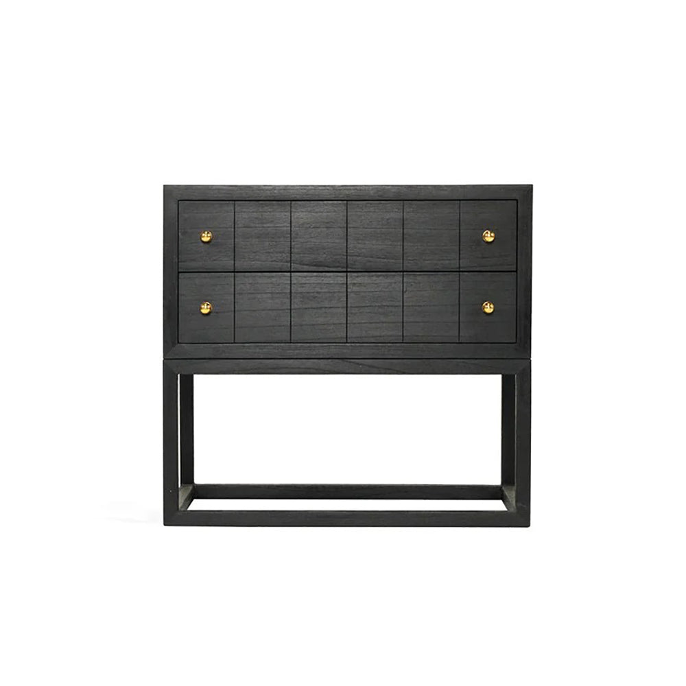 Annette Bedside Table - Black