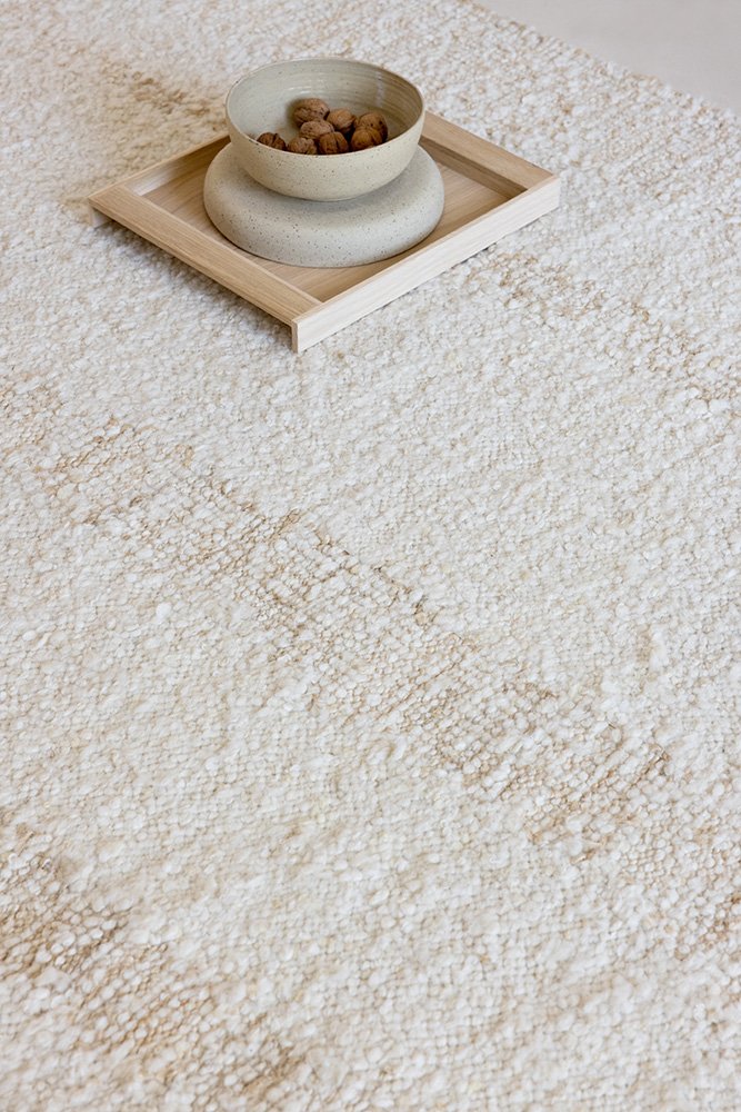 Brink & Campman Craft Fundamental Wool White Rug