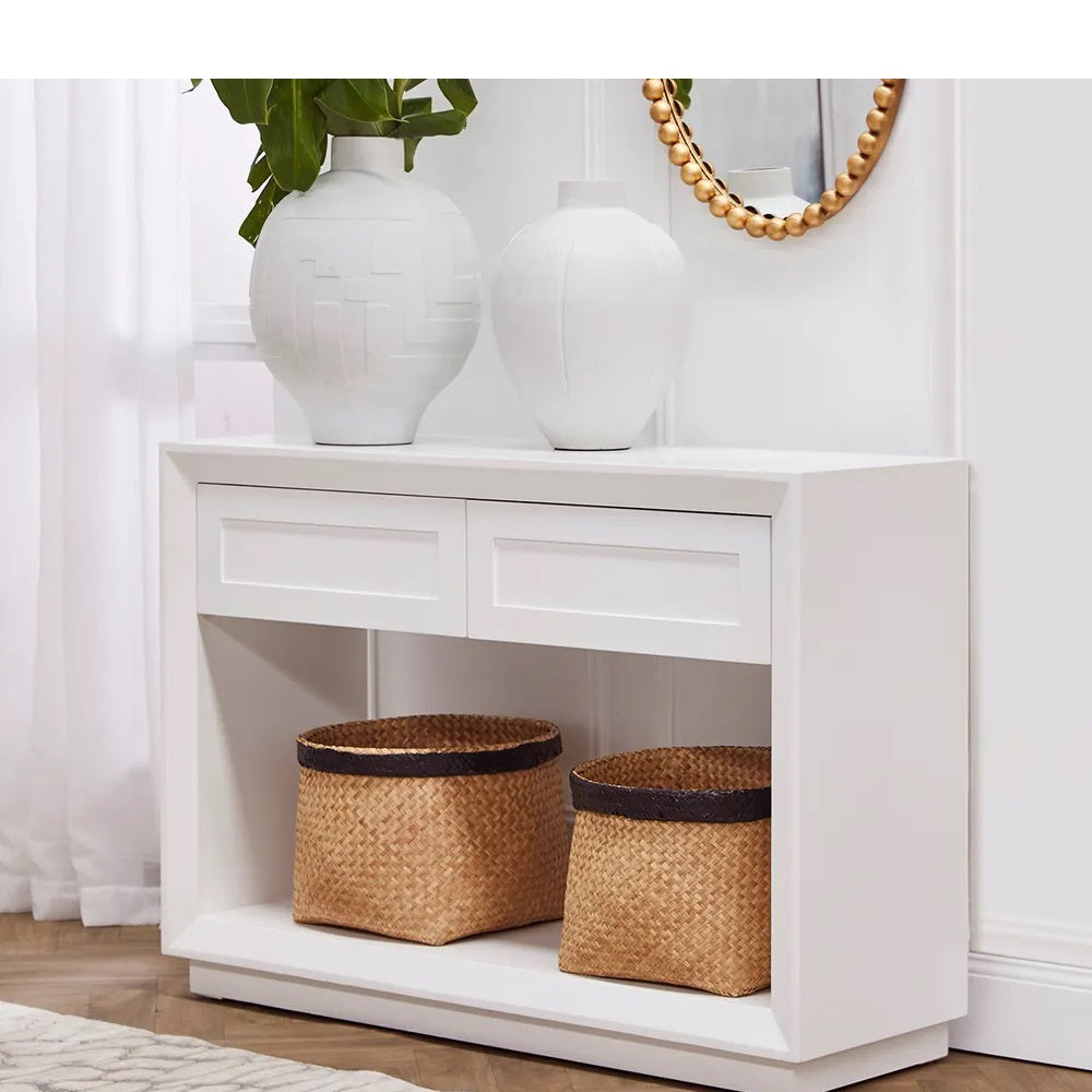 Bayview Console Table - Small White