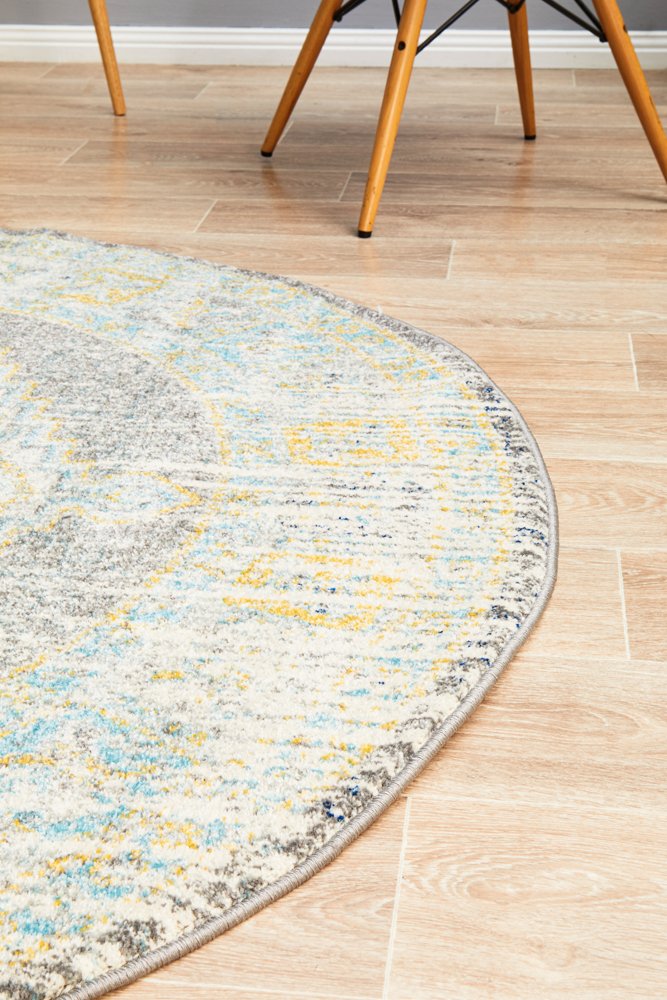 Century Round Grey Rug