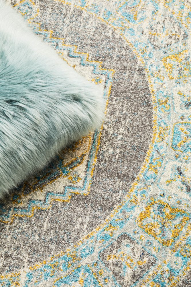 Century Round Grey Rug