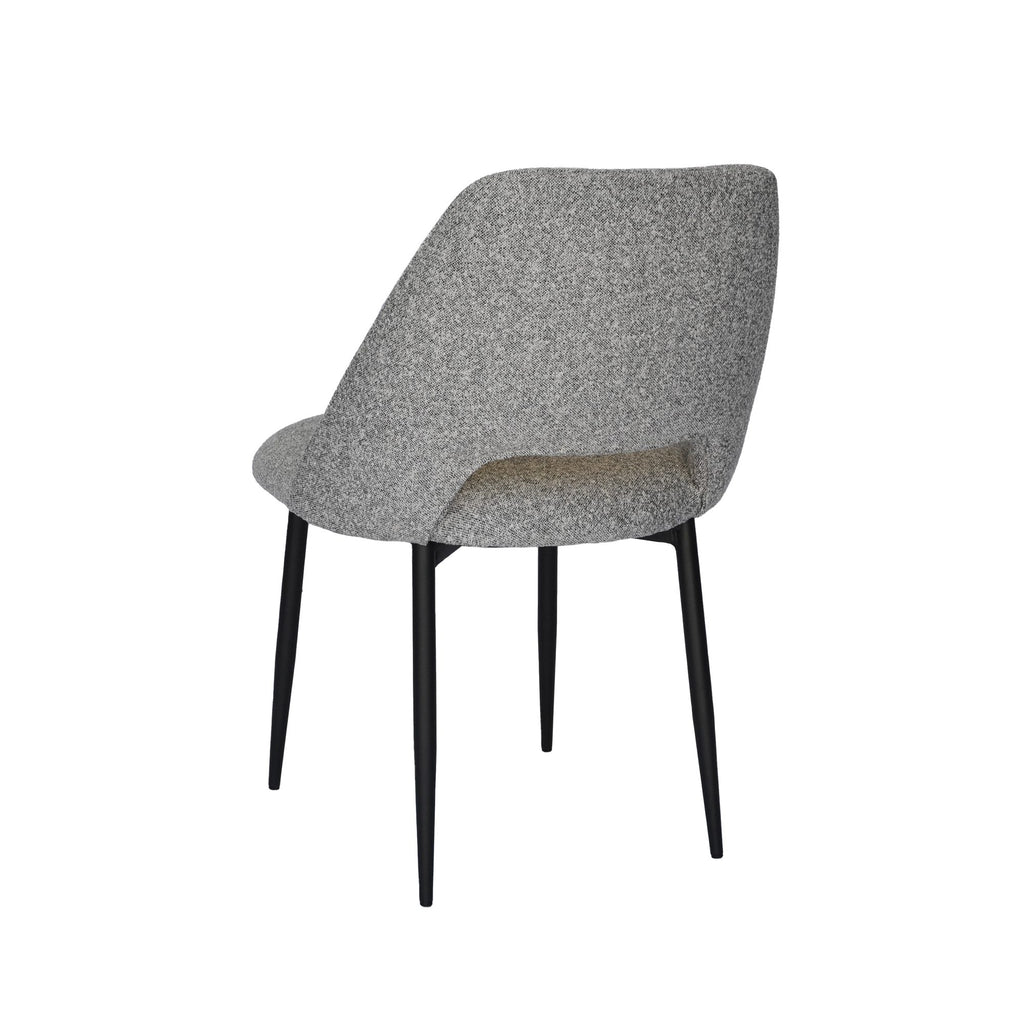 Capri Dining Chair - Grey Boucle