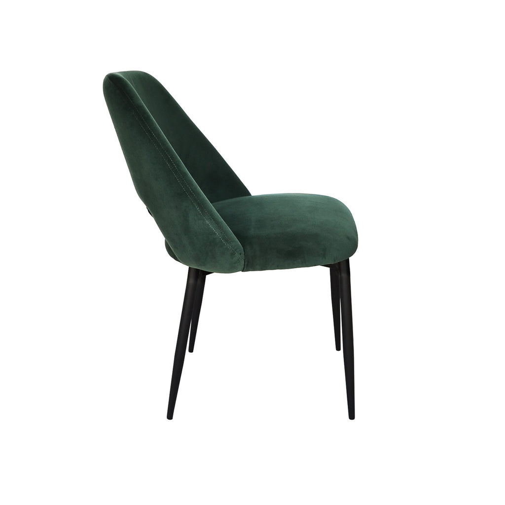 Capri Dining Chair - Dark Green