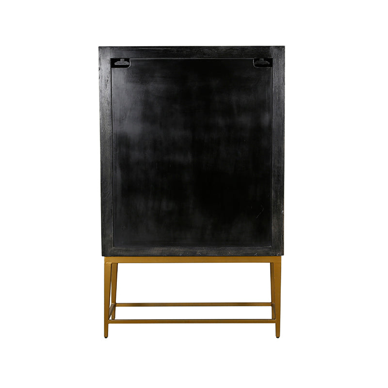 Dublin Black Drinks Cabinet