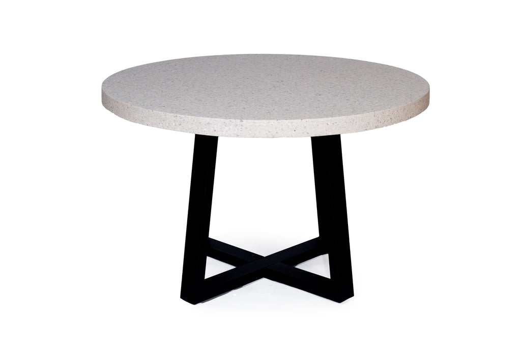 Fiona Round Dining Table  120cm - Black