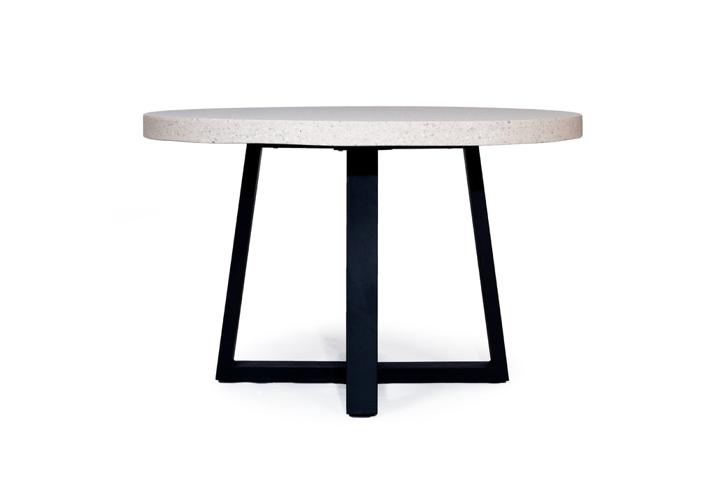 Fiona Round Dining Table  120cm - Black