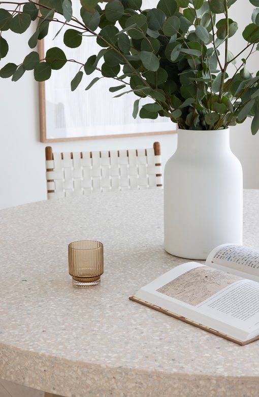 Fiona 120 cm Round Dining Table - white wash