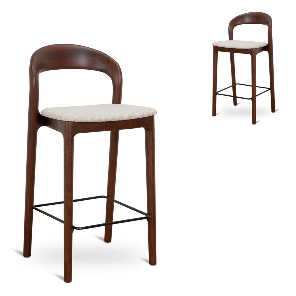 Gaga Bar Stool - Walnut (Set of 2)