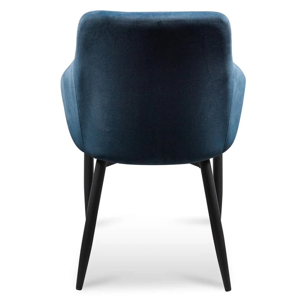 Haven Dining Chair Navy Velvet - Set of 2