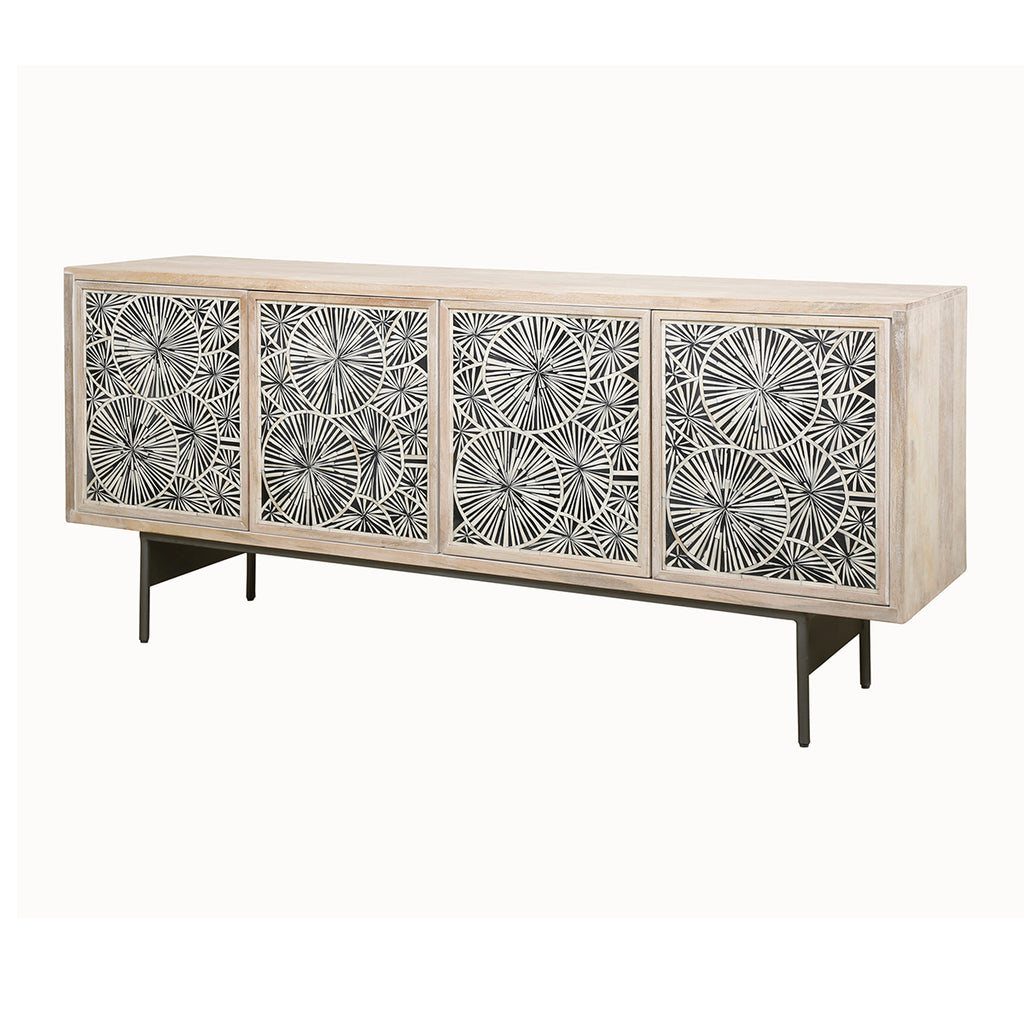 Hepburn Buffet Cabinet - Bone Inlay