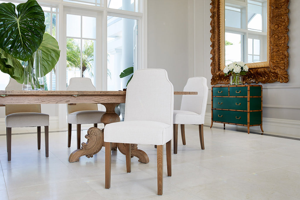 Leros Hamptons Dining Chair - Natural