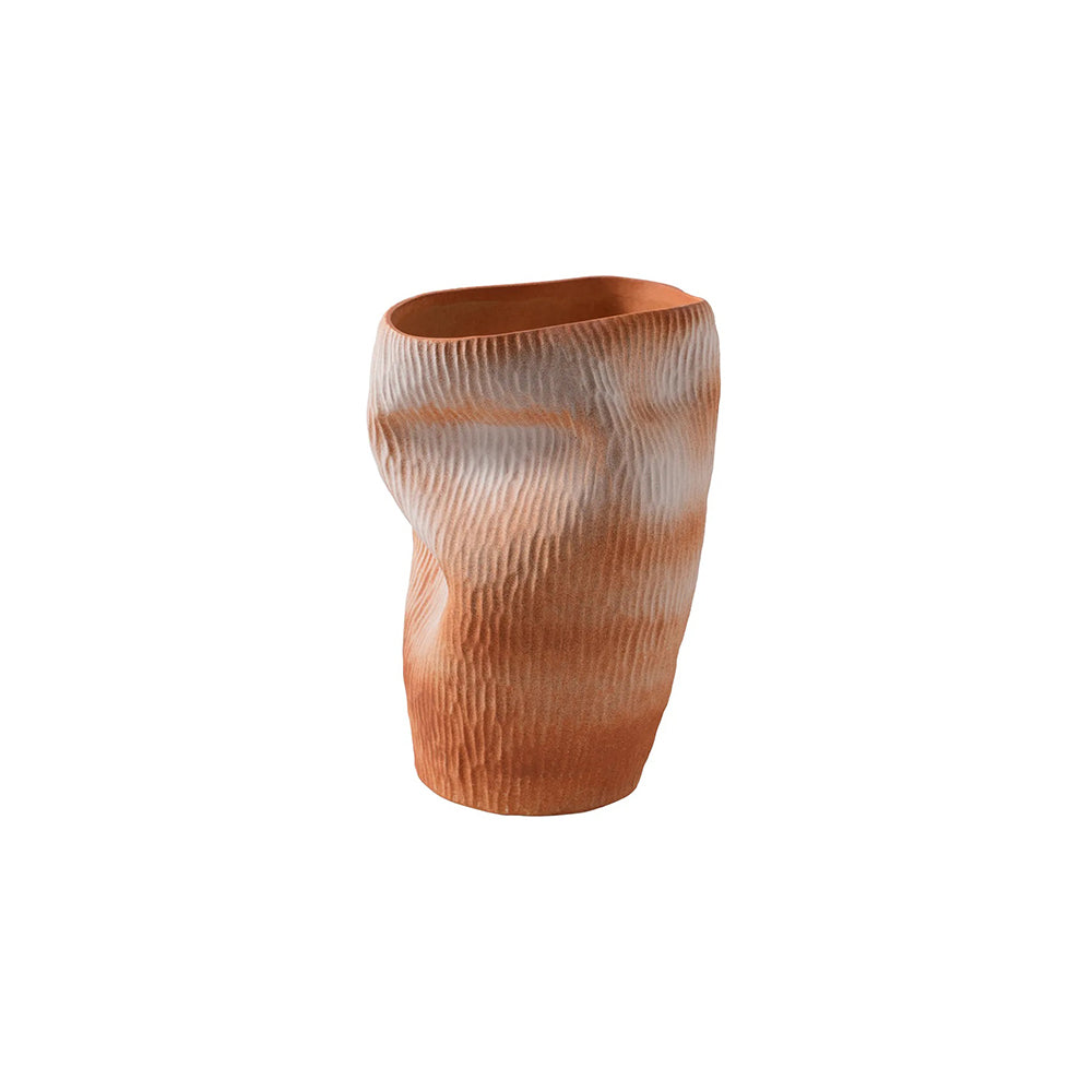 Maeve Porcelain Vase - Large Terracotta