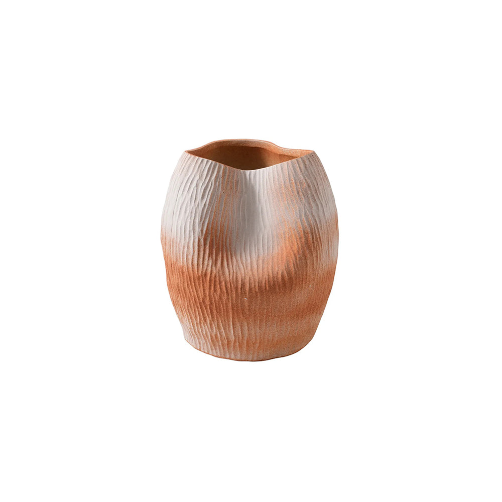 Maeve Porcelain Vase -Medium Terracotta