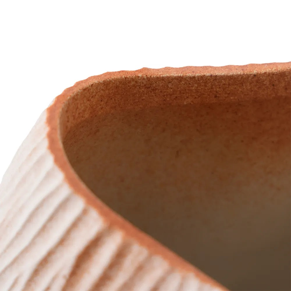 Maeve Porcelain Vase -Medium Terracotta