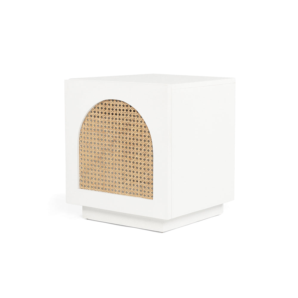 Miami Bedside Table - White