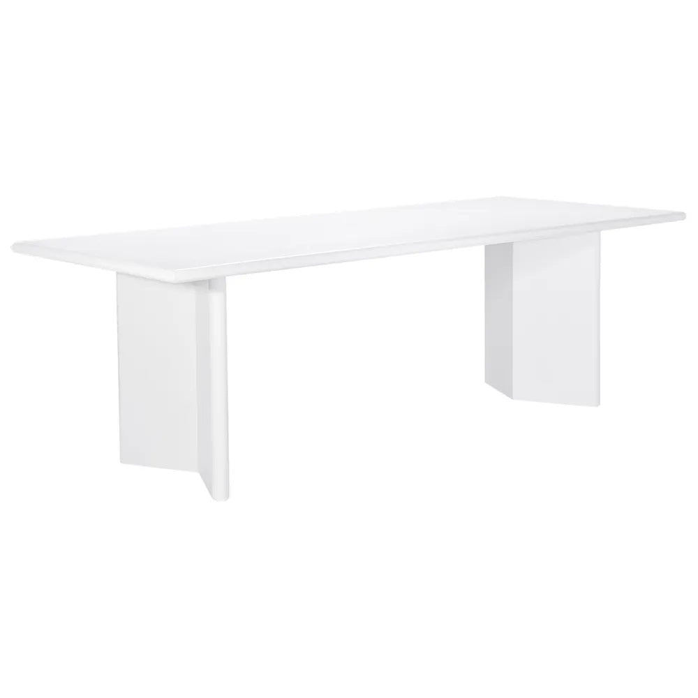 Montauk Rectangle Dining Table - 2.4m White