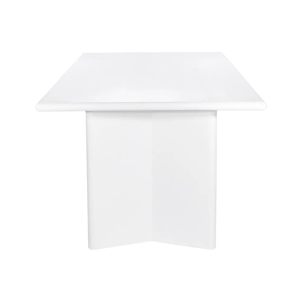 Montauk Rectangle Dining Table - 2.4m White