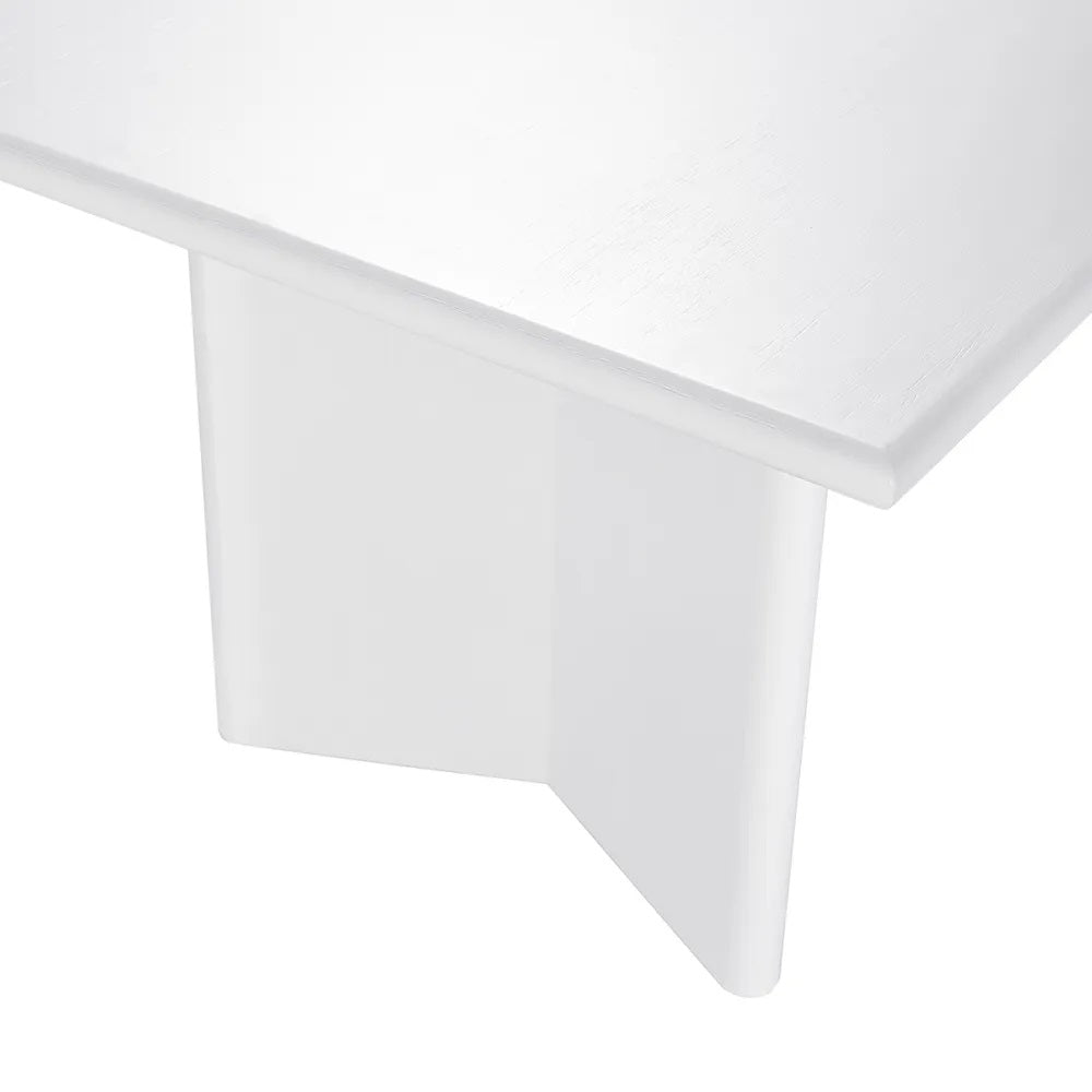 Montauk Rectangle Dining Table - 2.4m White