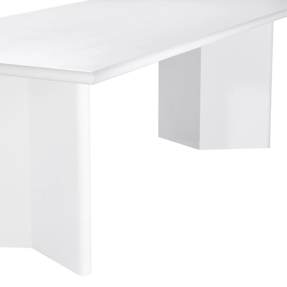 Montauk Rectangular Dining Table - 2.4m White