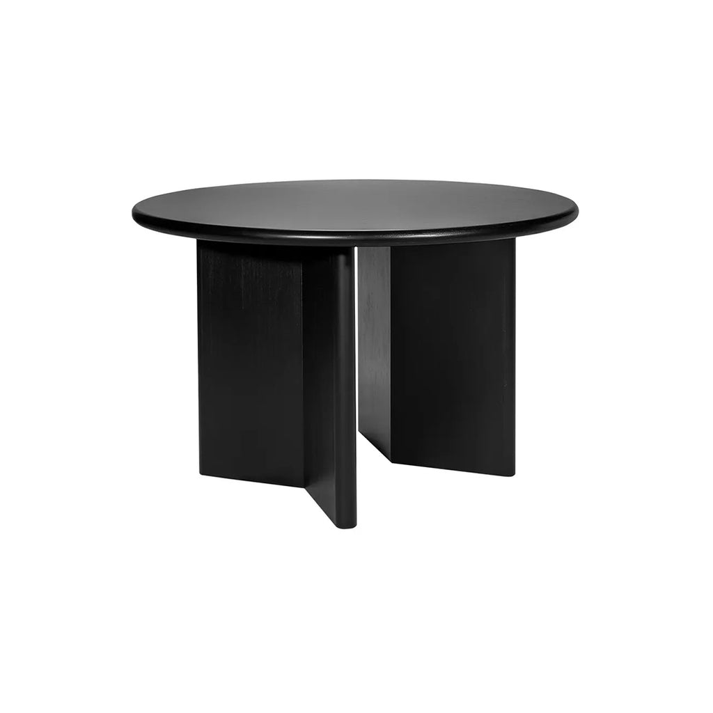 Montauk Black Round Dining Table 1.2m