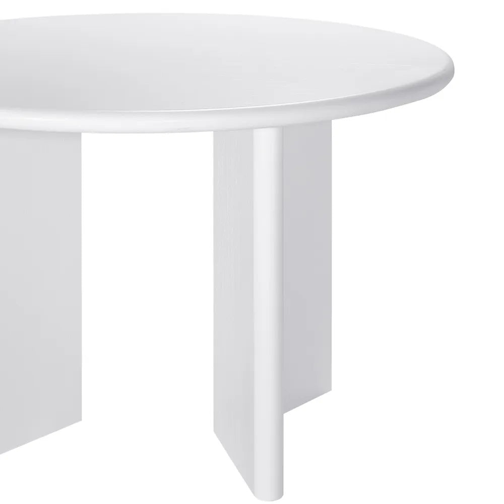 Montauk Round Dining Table - 1.2m White