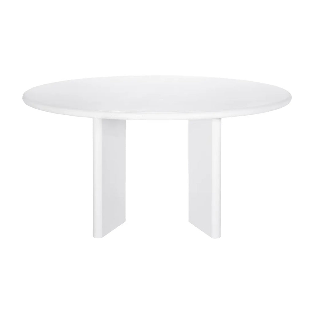 Montauk Round Dining Table - 1.5m White