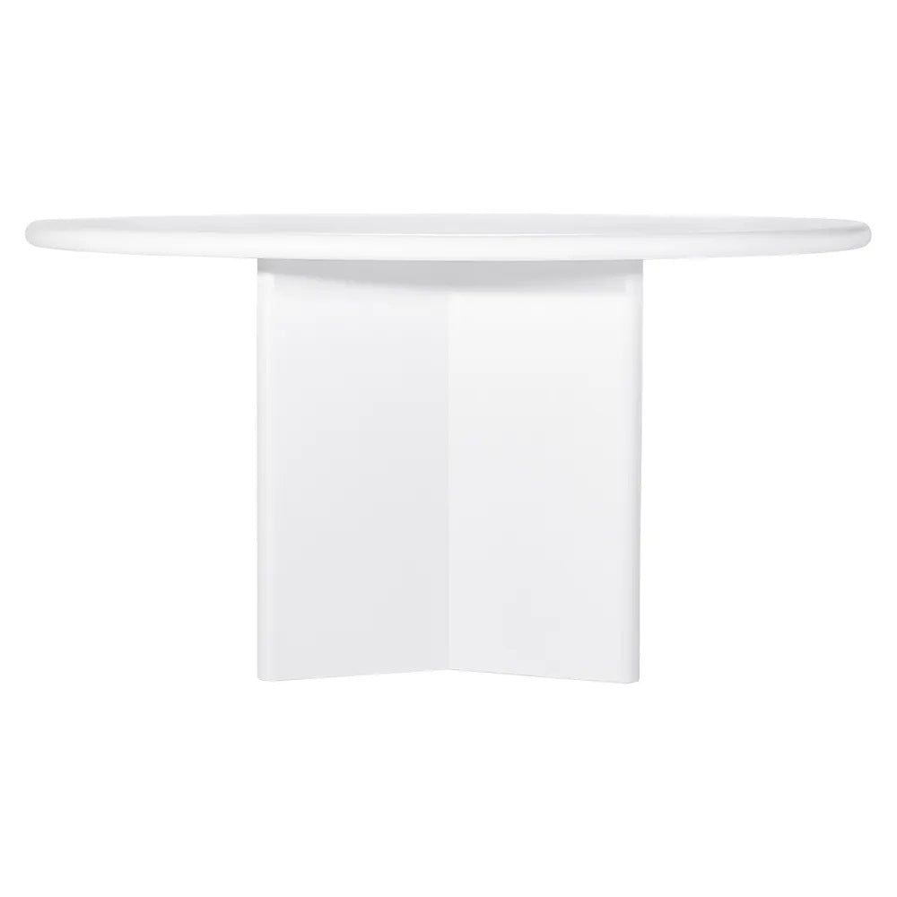 Montauk Round Dining Table - 1.5m White