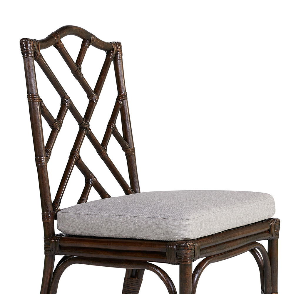 Dynasty Rattan Dining Chair - Coffee Bean