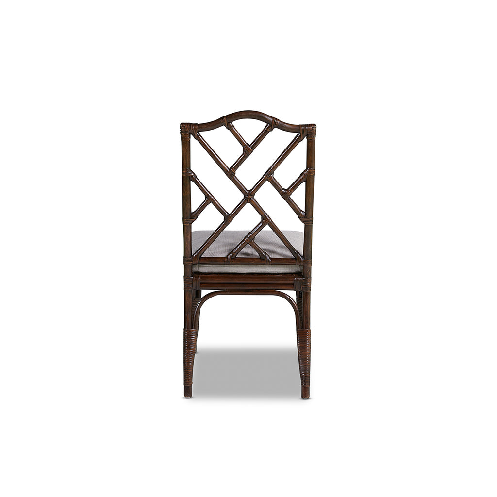 Dynasty Rattan Dining Chair - Coffee Bean