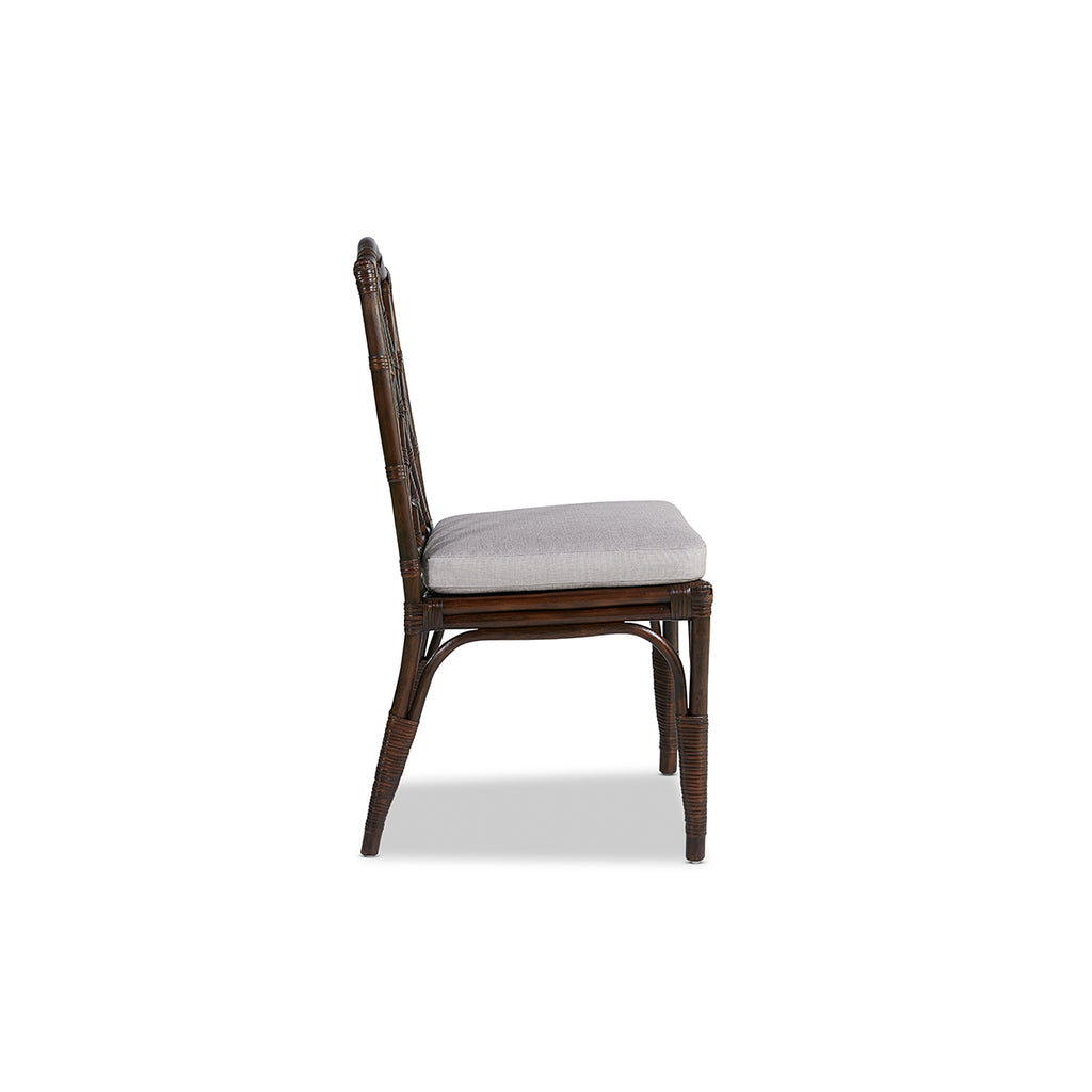 Dynasty Rattan Dining Chair - Coffee Bean