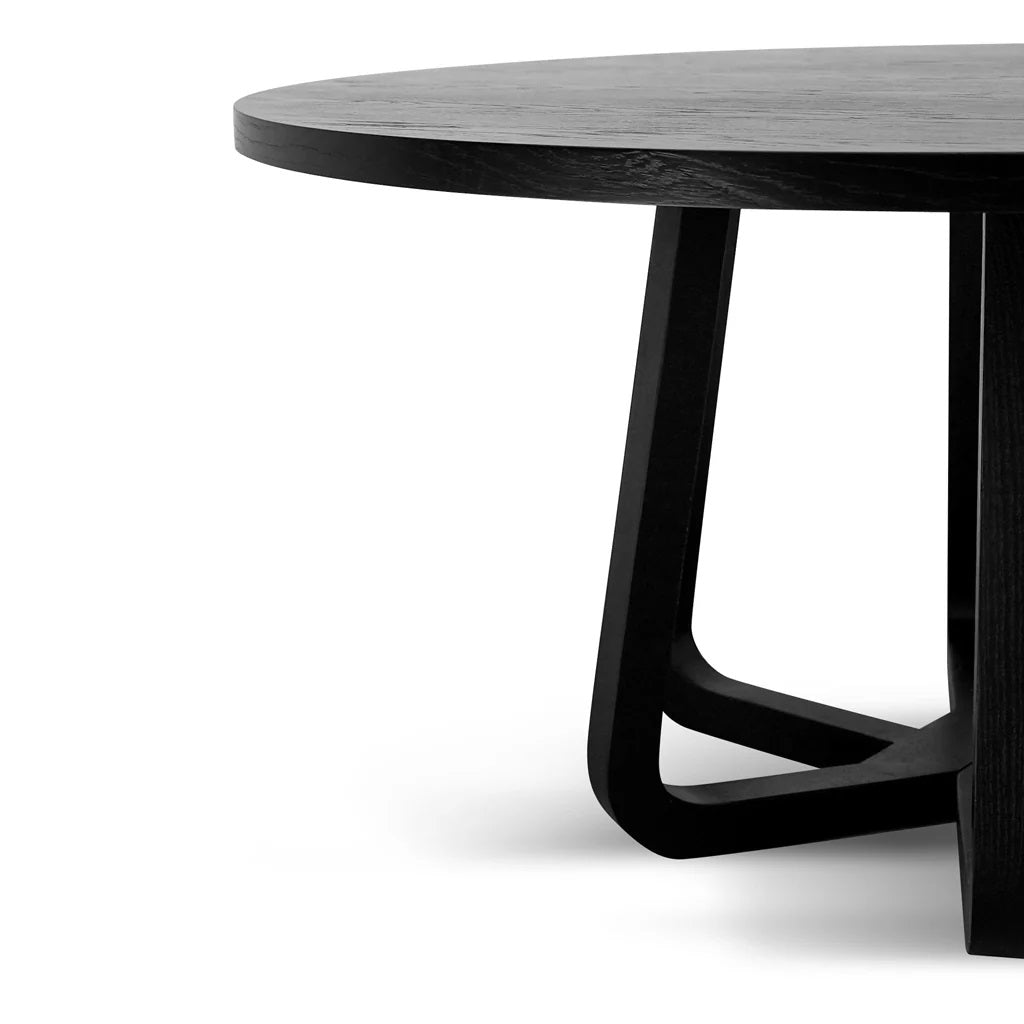 Naples Round Dining Table 150cm - Black