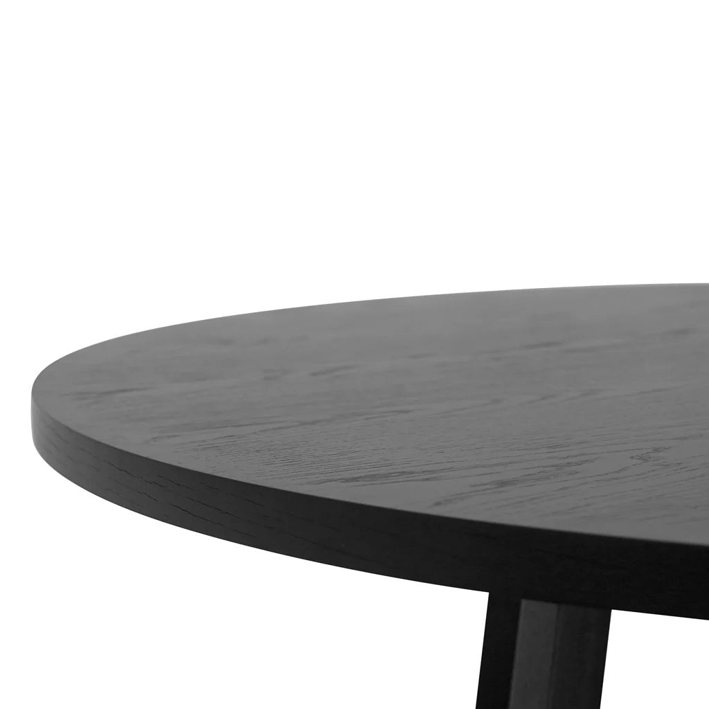 Naples Round Dining Table 150cm - Black