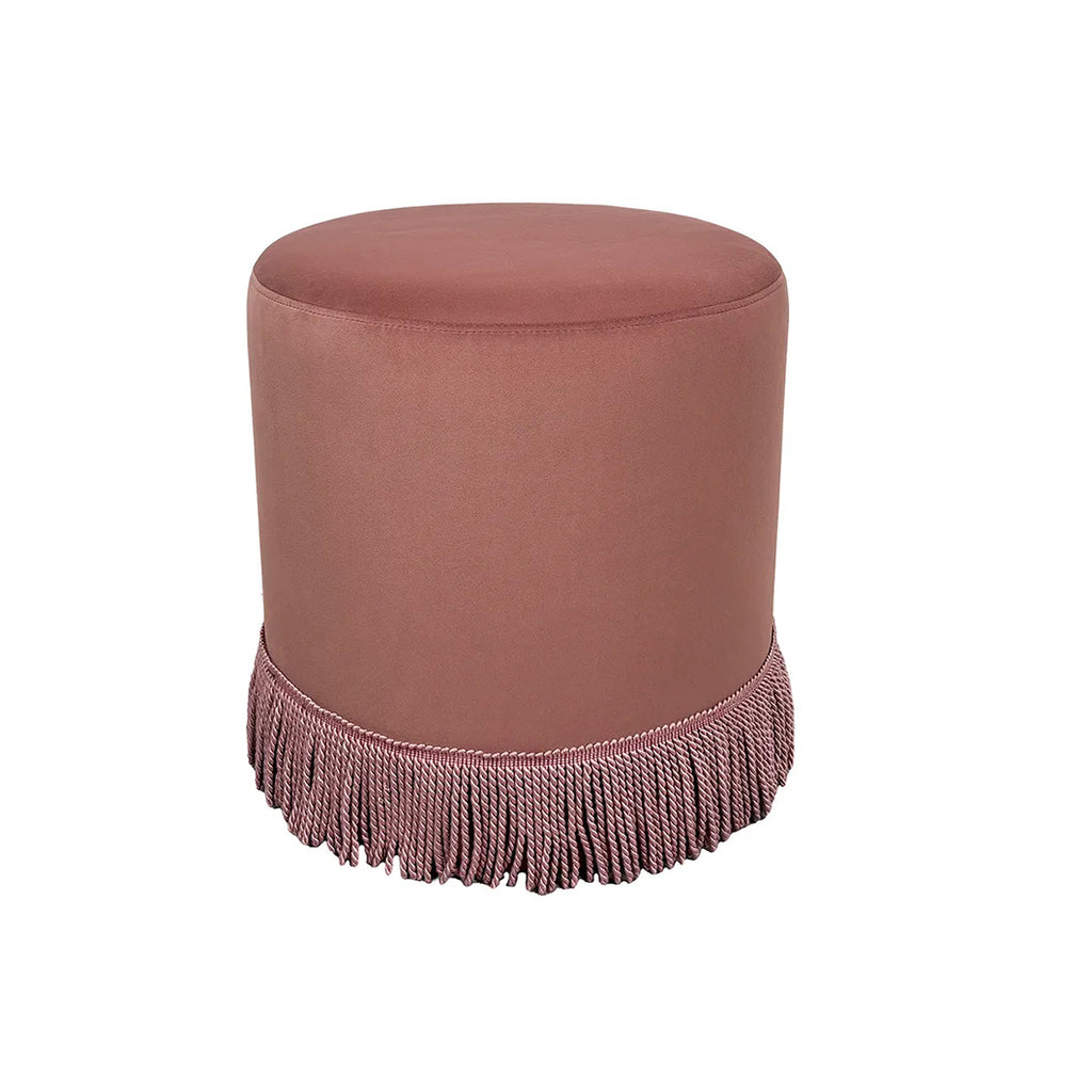 Nemi Stool - Soft Pink Velvet