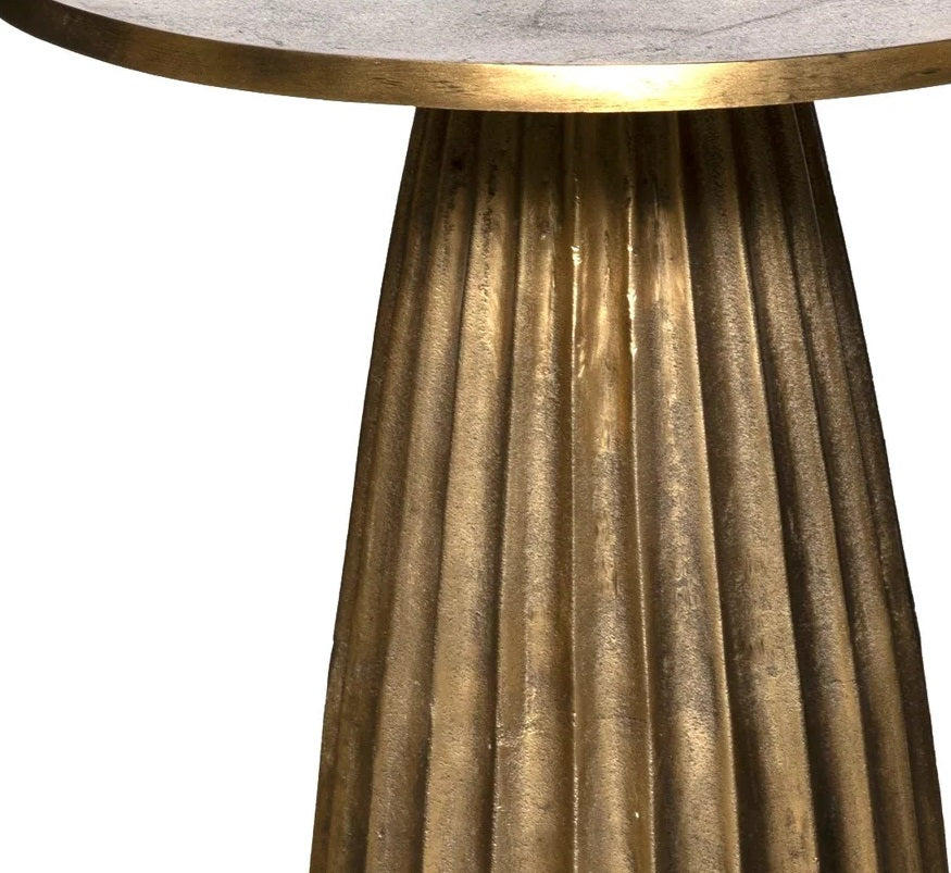 Nixon Side Table - Brass