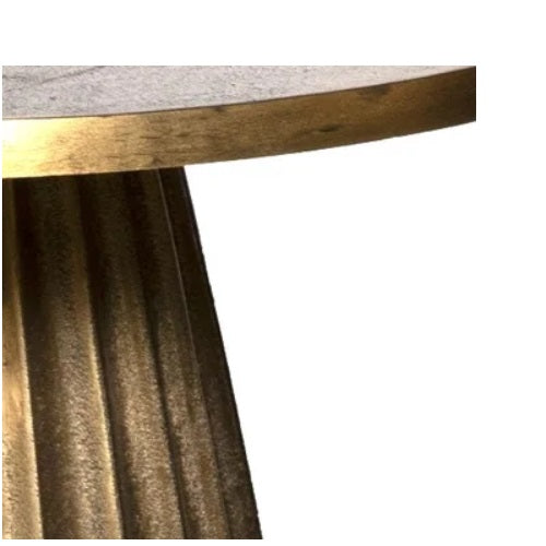 Nixon Side Table - Brass