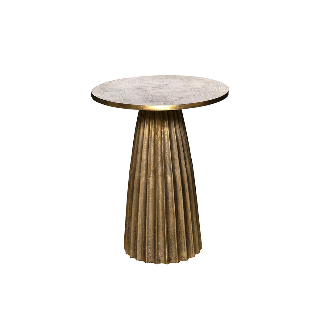 Nixon Side Table - Brass