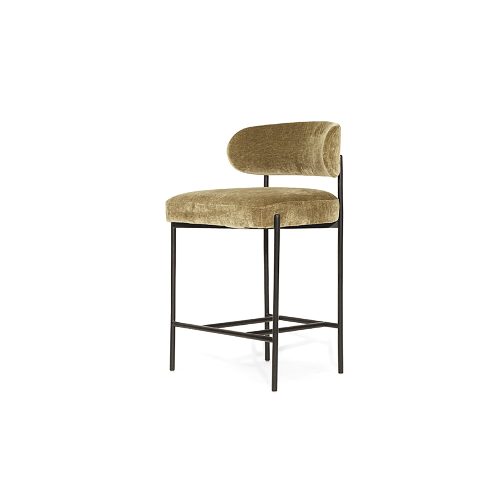 Paris Kitchen Stool - Ivy Velvet