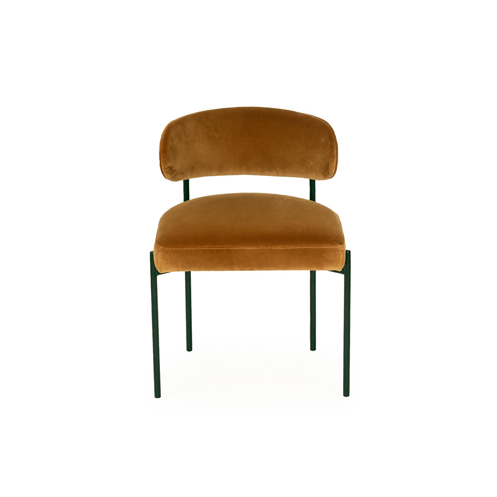 Paris Dining Chair - Rust Velvet