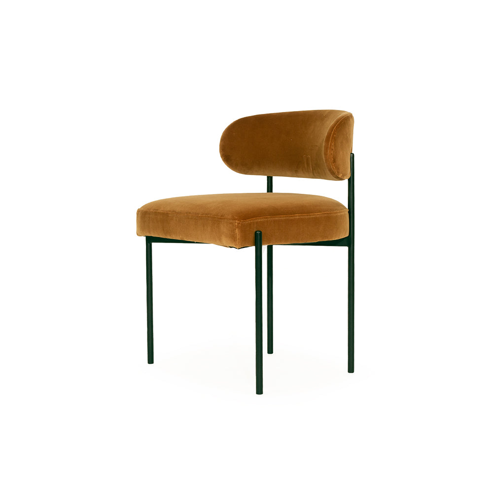 Paris Dining Chair - Rust Velvet