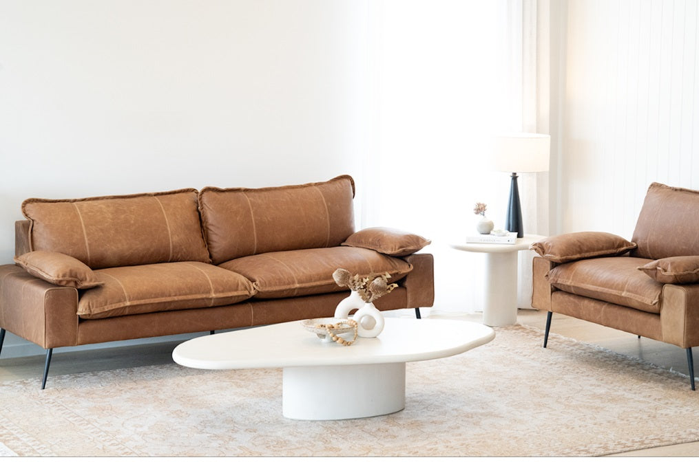 Piato Organic Coffee Table 160cm - Latte