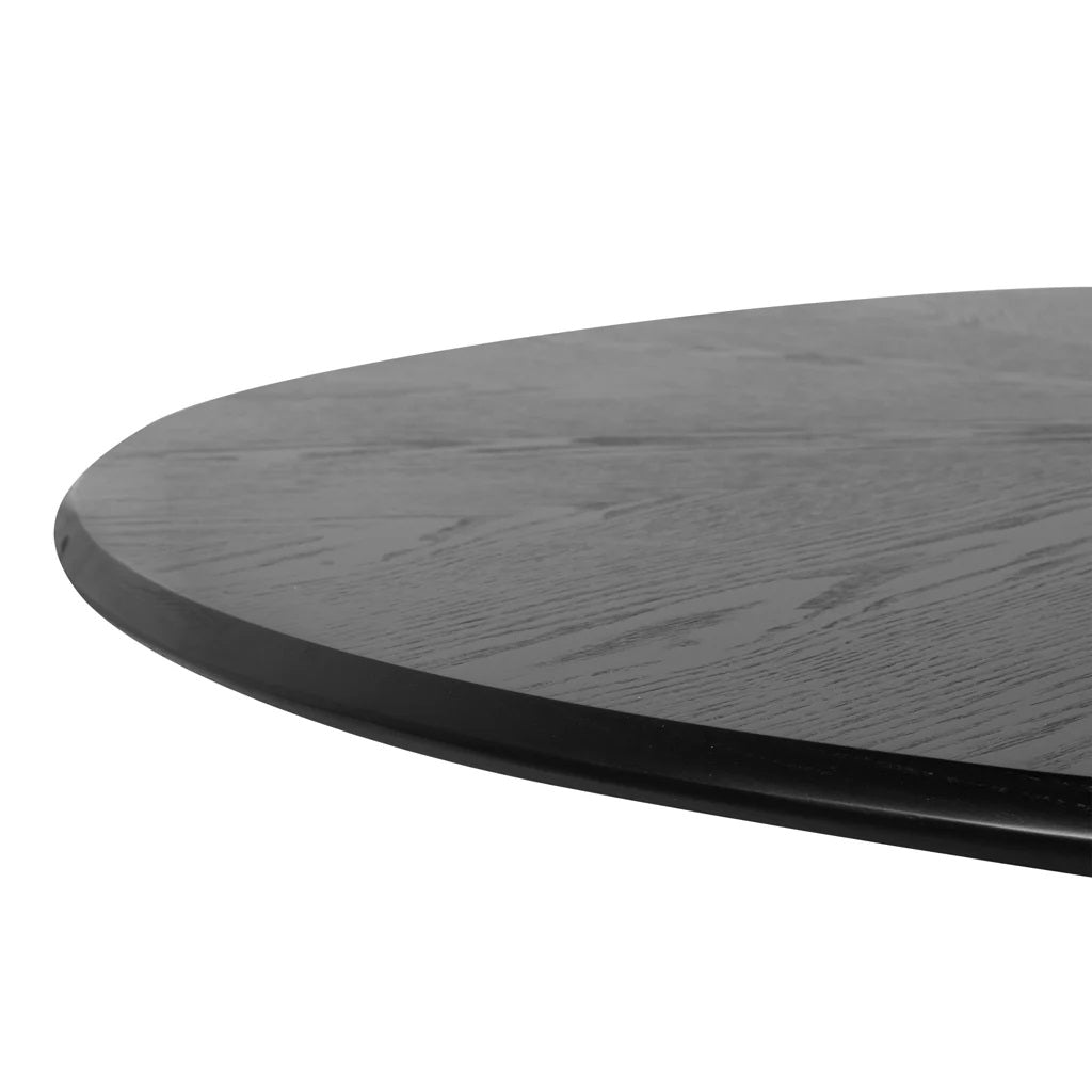 Portofino Round Dining Table 120cm - Black