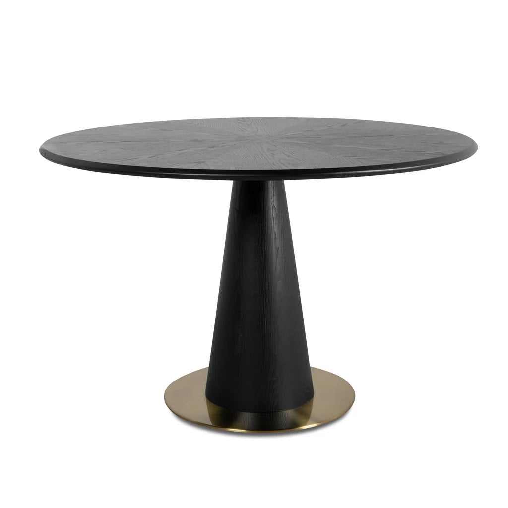 Portofino Round Dining Table 120cm - Black