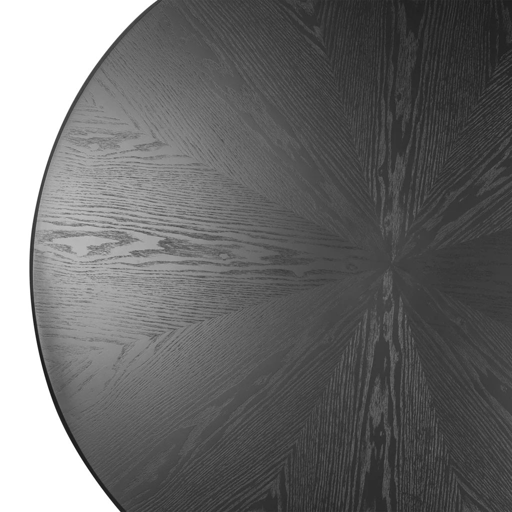 Portofino Round Dining Table 120cm - Black