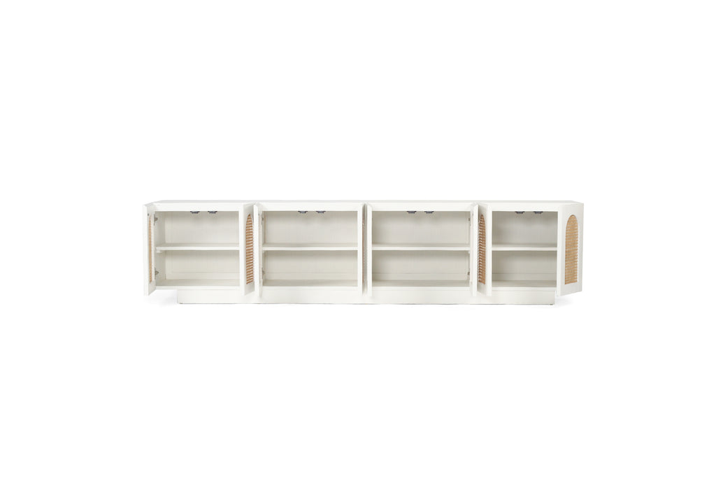 Ravello 8 Door Entertainment Unit – White