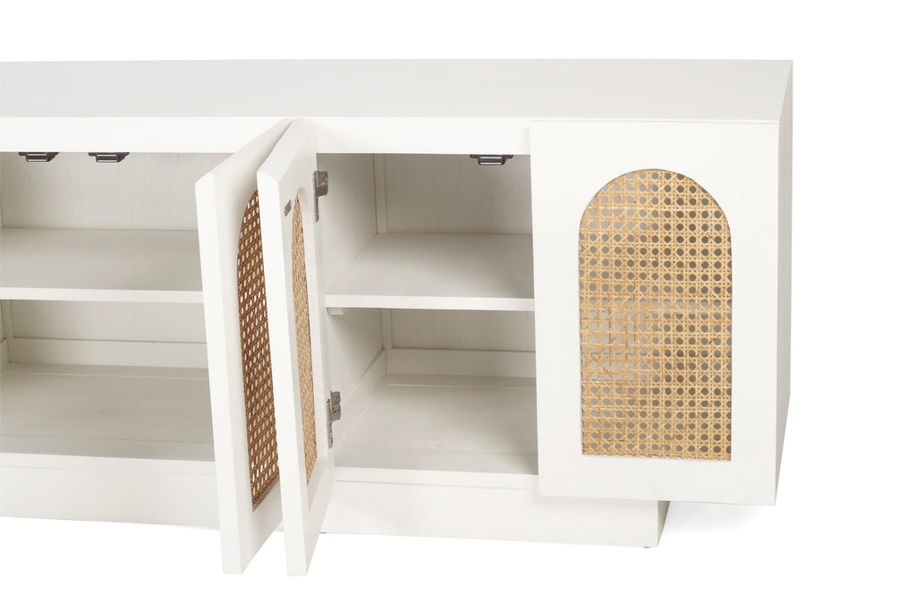 Ravello 8 Door Entertainment Unit – White