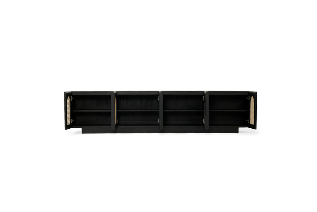 Ravello 8 Door Entertainment Unit – Black