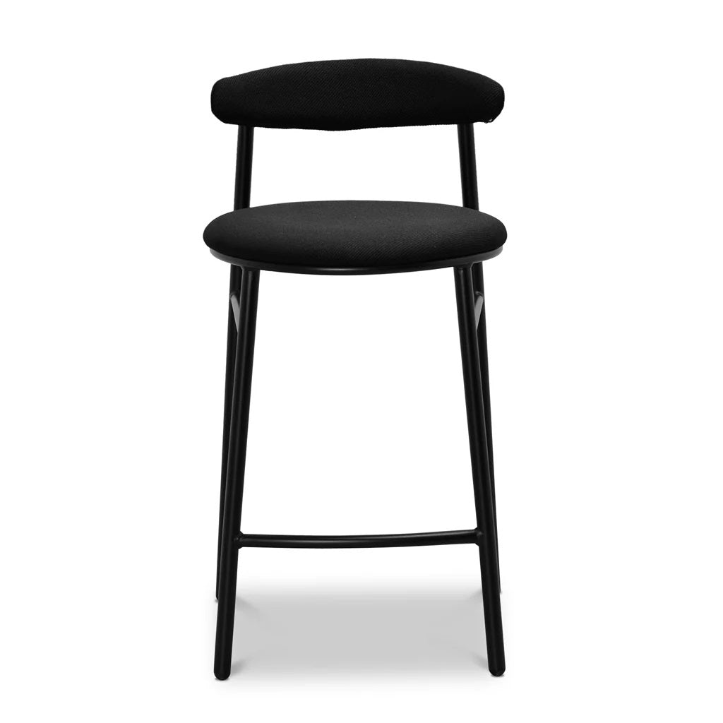 Rita Black Bar Stool (Set of 2)